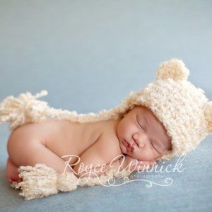 New Little Bear Newborn Photography Prop 0-3 months